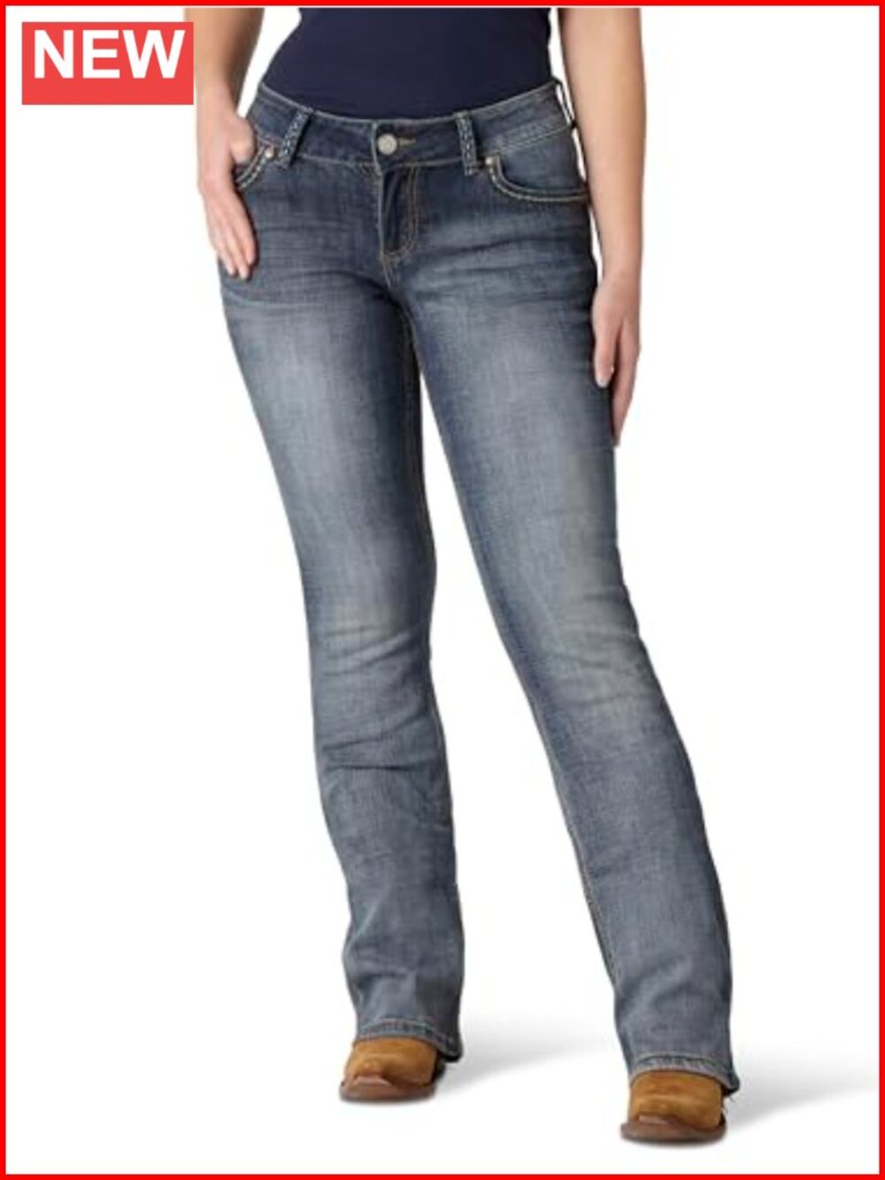 Wrangler Retro Sadie Low Rise Stretch Boot Cut Jeans